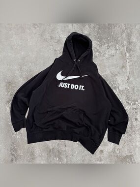 Black Nike Just Do It Swoosh Hoodie